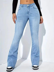 Straight high-waisted jeans Arlys – Timeless retro elegance and ultimate comfort