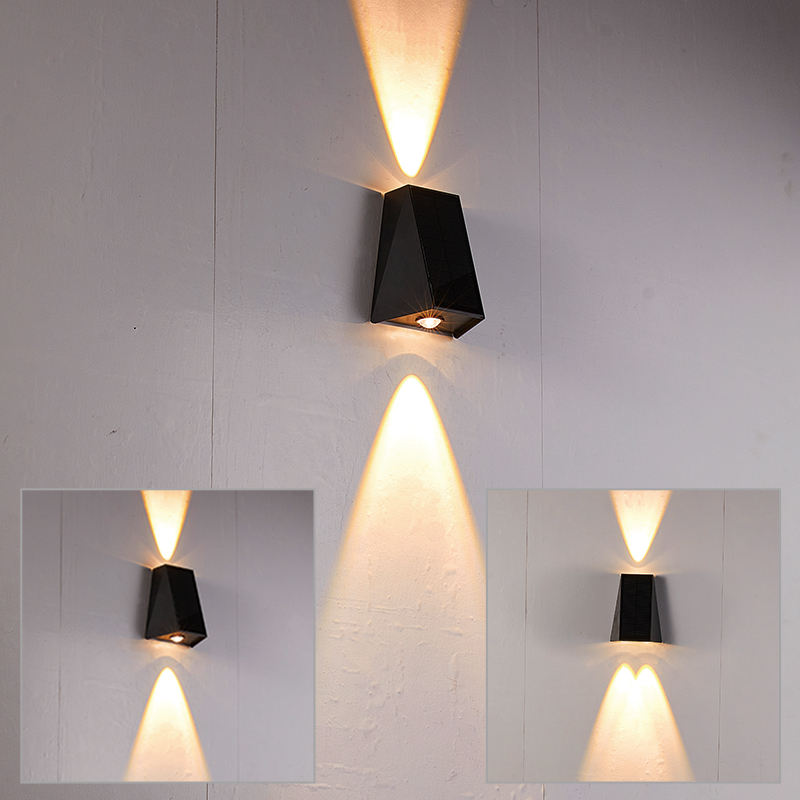 Luminaire mural LED solaire élégant – Éclairage extérieur résistant aux intempéries, parfait pour votre jardin et votre terrasse