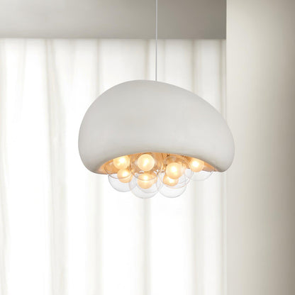 Suspension Khmara Bubbles – Prachtige moderne lamp van glas en metaal met een onderscheidend artistiek ontwerp