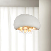 Suspension Khmara Bubbles – Superb modern glass and metal lamp with distinctive artistic design