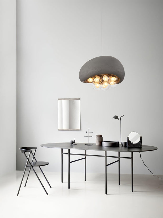 Suspension Khmara Bubbles – Superb modern glass and metal lamp with distinctive artistic design