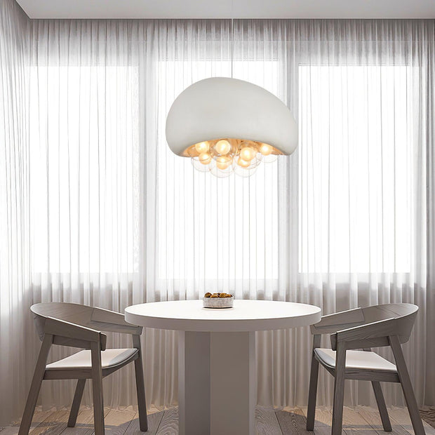 Suspension Khmara Bubbles – Superb modern glass and metal lamp with distinctive artistic design