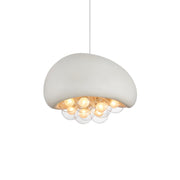 Suspension Khmara Bubbles – Superb modern glass and metal lamp with distinctive artistic design