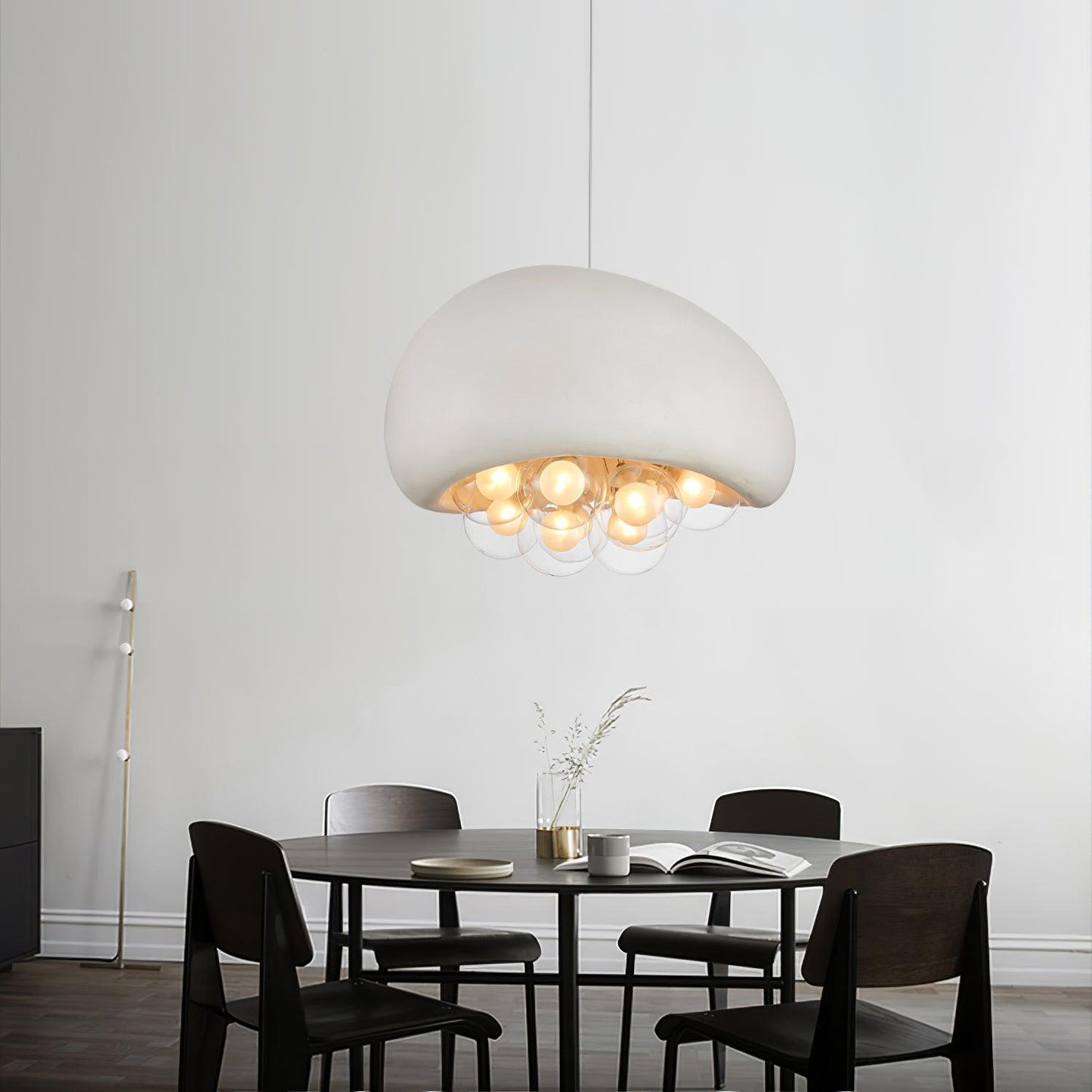 Suspension Khmara Bubbles – Prachtige moderne lamp van glas en metaal met een onderscheidend artistiek ontwerp