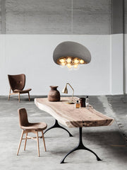 Suspension Khmara Bubbles – Superb modern glass and metal lamp with distinctive artistic design