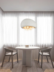 Suspension Khmara Bubbles – Superb modern glass and metal lamp with distinctive artistic design