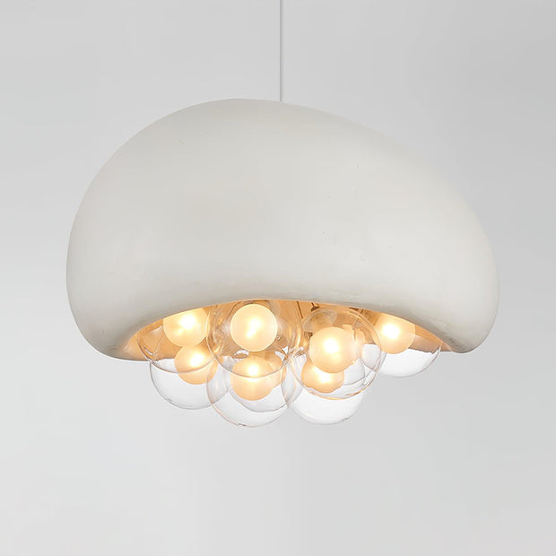 Suspension Khmara Bubbles – Superb modern glass and metal lamp with distinctive artistic design