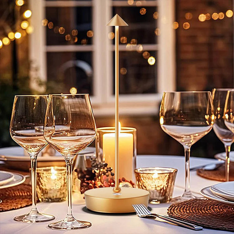 Lampe de table LED sans fil élégante – Stylée, dimmable et parfaite pour les espaces modernes