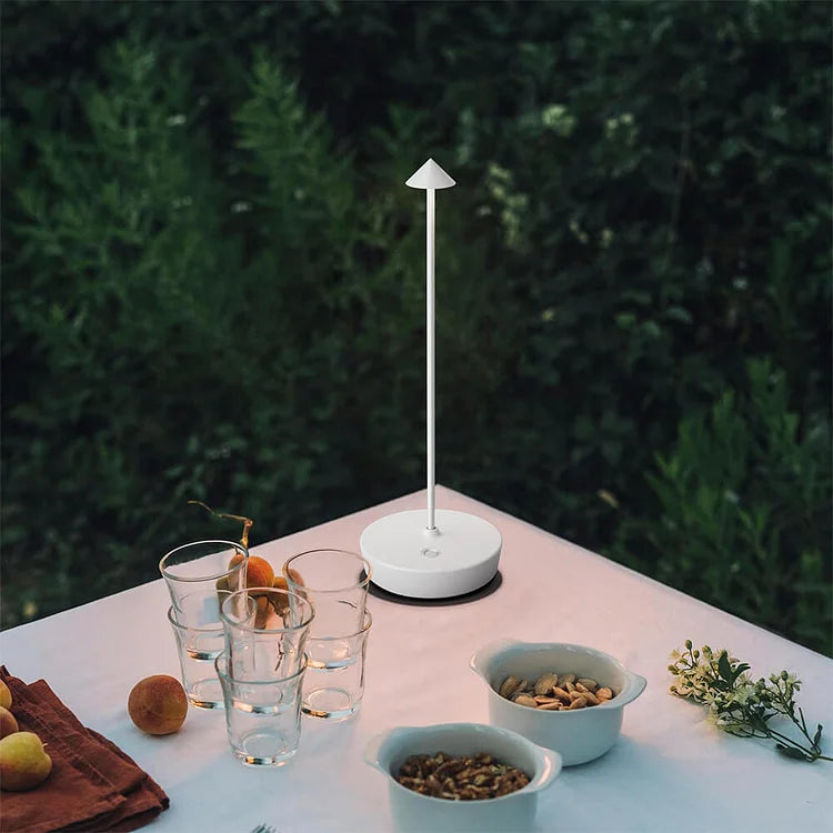Lampe de table LED sans fil élégante – Stylée, dimmable et parfaite pour les espaces modernes