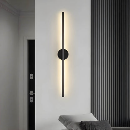 Moderne LED wandlamp Sleek Lance – Elegante afwerking in aluminium en siliconen