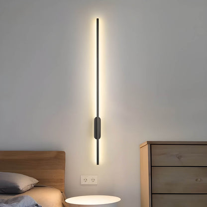 Moderne LED wandlamp Sleek Lance – Elegante afwerking in aluminium en siliconen