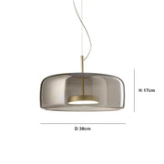 Elevate your space with the Hotel glass pendant lamp – A touch of timeless elegance for refined interiors