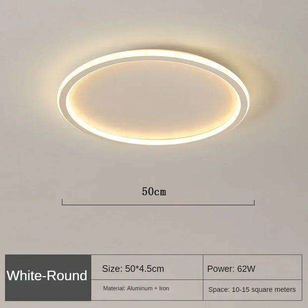 AuroraGlobe LED Ceiling Lamp – Elegant Scandinavian Round Design for Contemporary and Functional Lighting