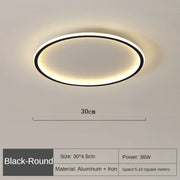 AuroraGlobe LED Ceiling Lamp – Elegant Scandinavian Round Design for Contemporary and Functional Lighting