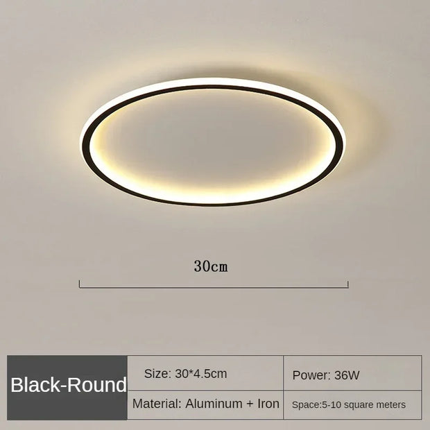 AuroraGlobe LED Ceiling Lamp – Elegant Scandinavian Round Design for Contemporary and Functional Lighting