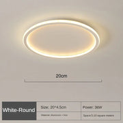 AuroraGlobe LED Ceiling Lamp – Elegant Scandinavian Round Design for Contemporary and Functional Lighting