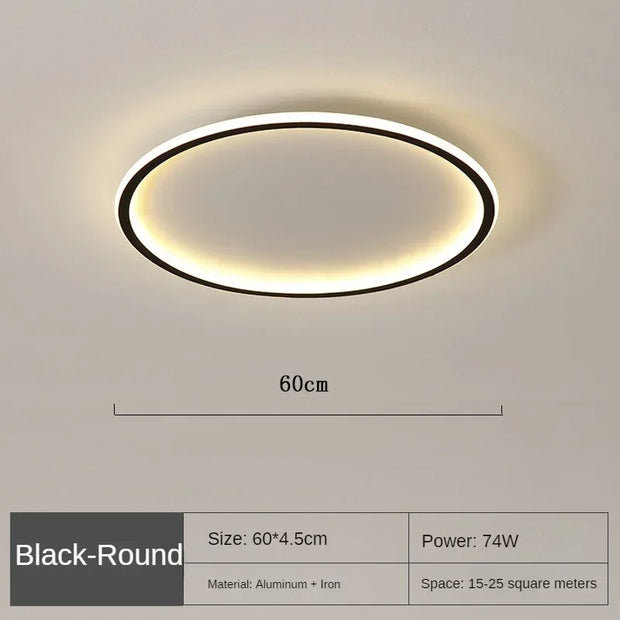 AuroraGlobe LED Ceiling Lamp – Elegant Scandinavian Round Design for Contemporary and Functional Lighting