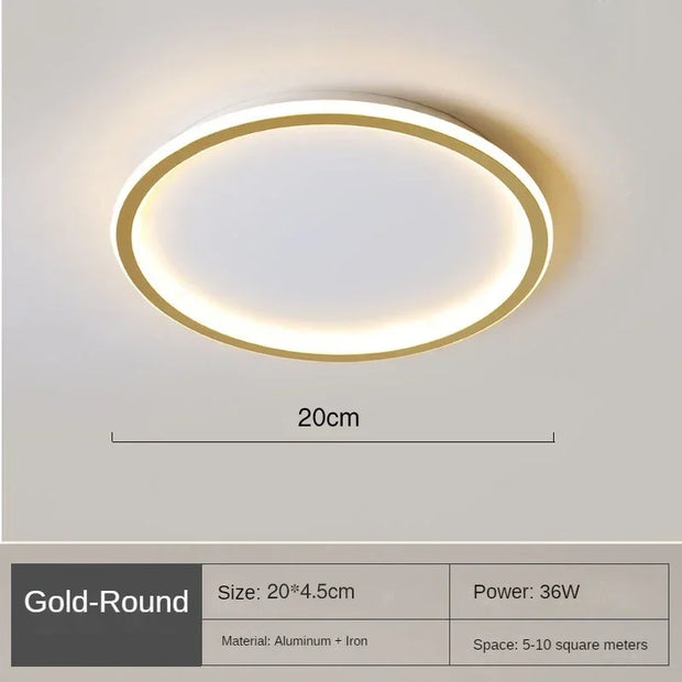 AuroraGlobe LED Ceiling Lamp – Elegant Scandinavian Round Design for Contemporary and Functional Lighting