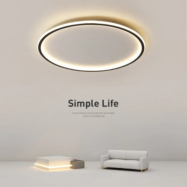 AuroraGlobe LED Ceiling Lamp – Elegant Scandinavian Round Design for Contemporary and Functional Lighting