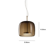 Elevate your space with the Hotel glass pendant lamp – A touch of timeless elegance for refined interiors
