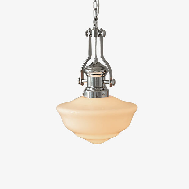Lavagna Schoolhouse Pendant Light - Chic Modern Glass and Metal Design for a Timeless Style