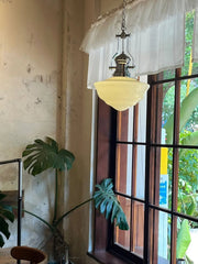 Lavagna Schoolhouse Pendant Light - Chic Modern Glass and Metal Design for a Timeless Style
