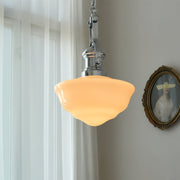 Lavagna Schoolhouse Pendant Light - Chic Modern Glass and Metal Design for a Timeless Style
