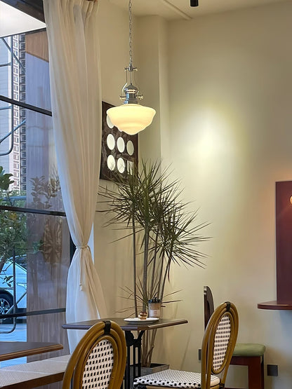 Suspension Lavagna Schoolhouse - Design en verre et métal moderne chic pour un style intemporel