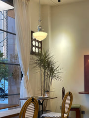 Lavagna Schoolhouse Pendant Light - Chic Modern Glass and Metal Design for a Timeless Style