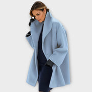 Women's Winter Coat Black Size M in Polyester Elegant Windbreaker