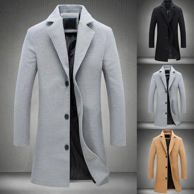 Manteau d'Hiver pour Homme Élégant et Chaud - Veste Hiver Confortable en Tissus Résistants, Taille S à XXL