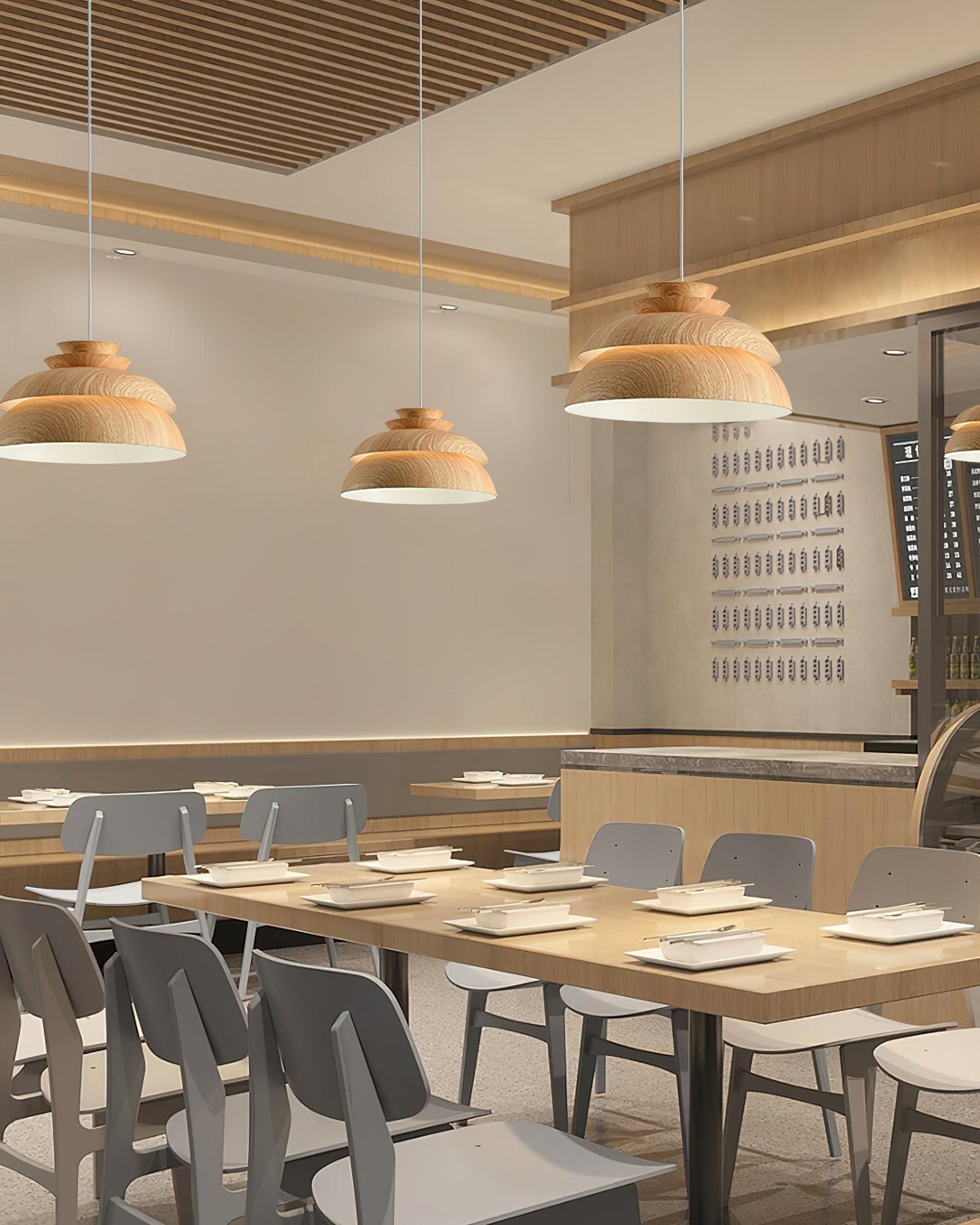 Suspension en aluminium Midori élégante – Sublimez votre maison avec charme naturel