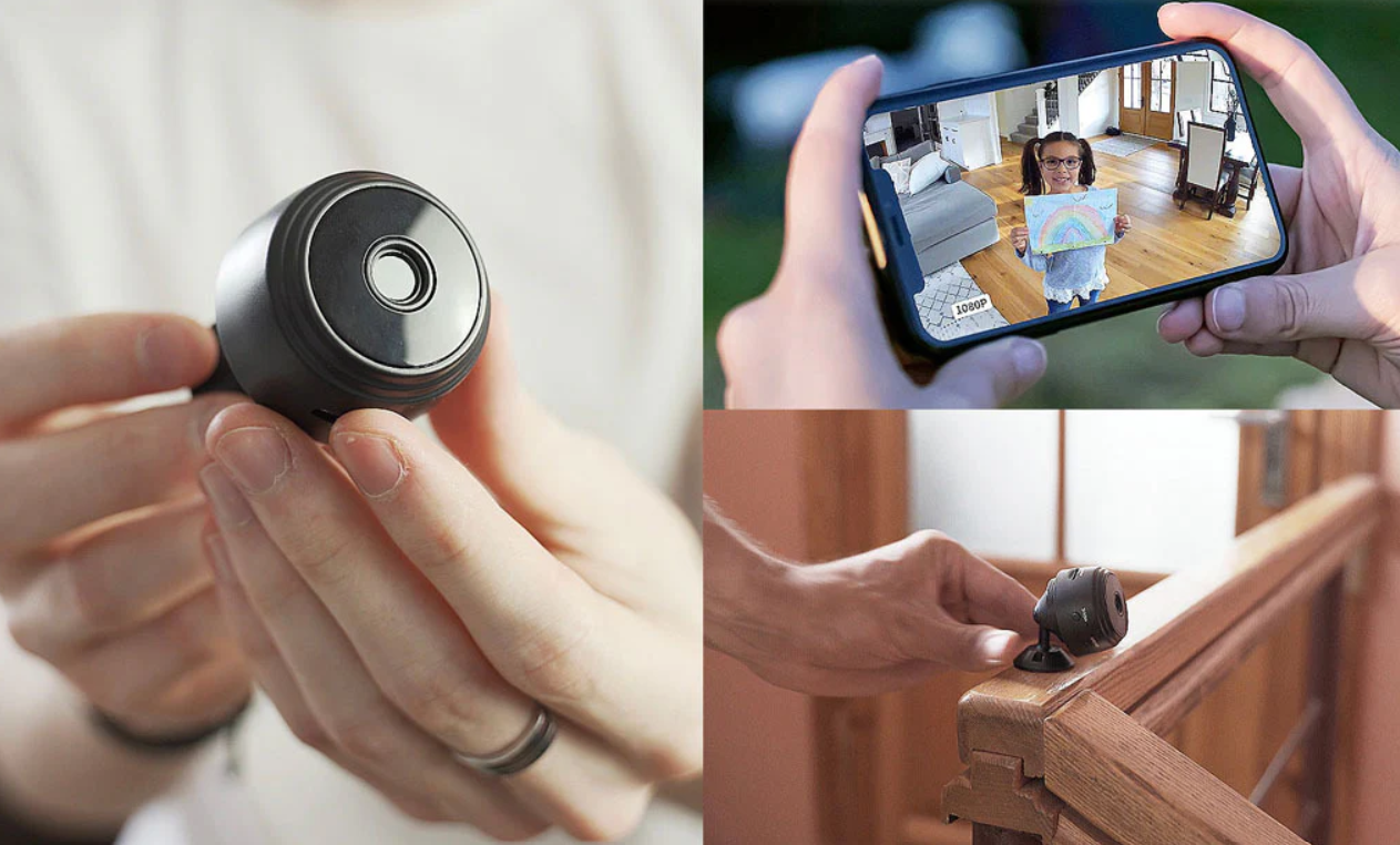 Kompakt 4K WiFi säkerhetskamera – Mångsidig vattentät övervakning för inomhus- och utomhusbruk