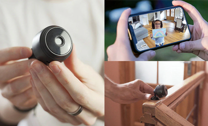 Kompakt 4K WiFi säkerhetskamera – Mångsidig vattentät övervakning för inomhus- och utomhusbruk