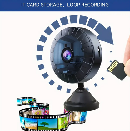 Kompakt 4K WiFi säkerhetskamera – Mångsidig vattentät övervakning för inomhus- och utomhusbruk