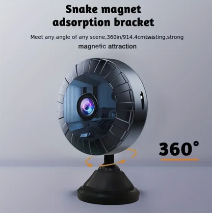 Kompakt 4K WiFi säkerhetskamera – Mångsidig vattentät övervakning för inomhus- och utomhusbruk