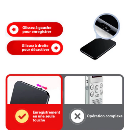 Mini Microfoon Super Dun – Uw Perfecte Oplossing voor Draagbare Audio-opname