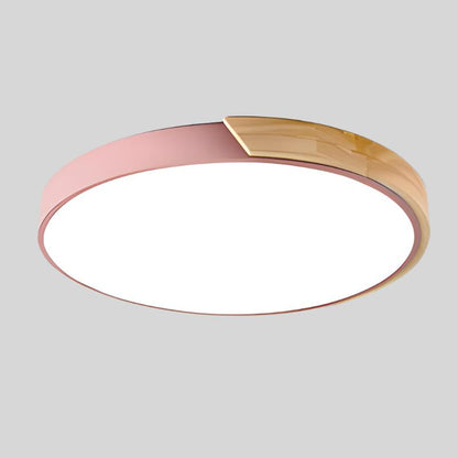 LED Macaron Lamp in Chic Nordic Wood – Elegante Fusie van Hout en Metaal