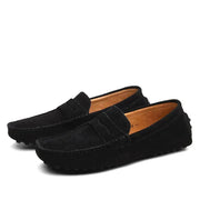 Men's Genuine Leather Moccasins – Elegance and Comfort, Flexible Sole, Sizes EU 38 to 47