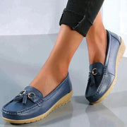 Comfortable Orthopedic Moccasins for Women – Black Moccasin, Ergonomic and Breathable Design for Optimal Support