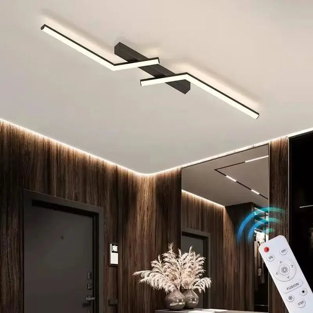 StekGlow Contemporary LED Ceiling Light – Energy Efficiency and Ambiance Customization at Your Fingertips