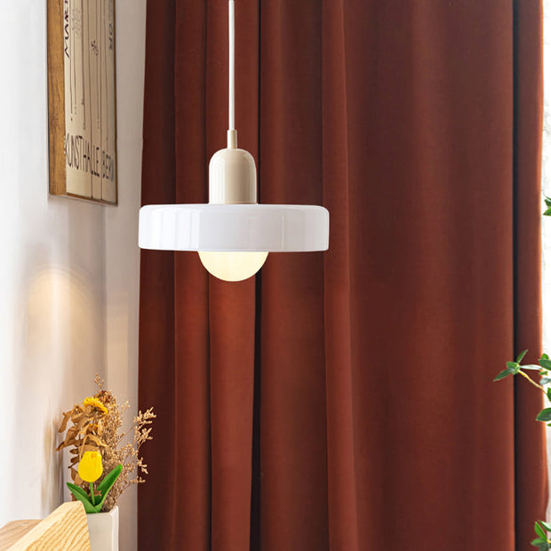 Elegant Bauhaus Glass Pendant - Where Modern Function Meets Sleek Minimalism
