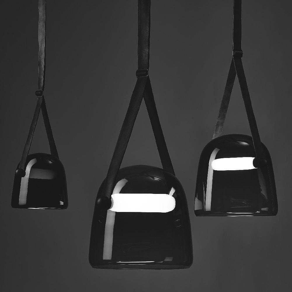 Suspension Élégante Minimaliste Mona – Métal et Verre Design LED Chic