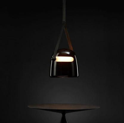 Suspension Élégante Minimaliste Mona – Métal et Verre Design LED Chic