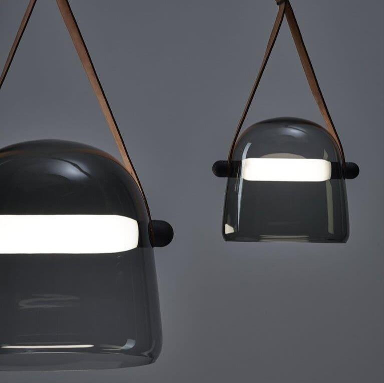 Suspension Élégante Minimaliste Mona – Métal et Verre Design LED Chic