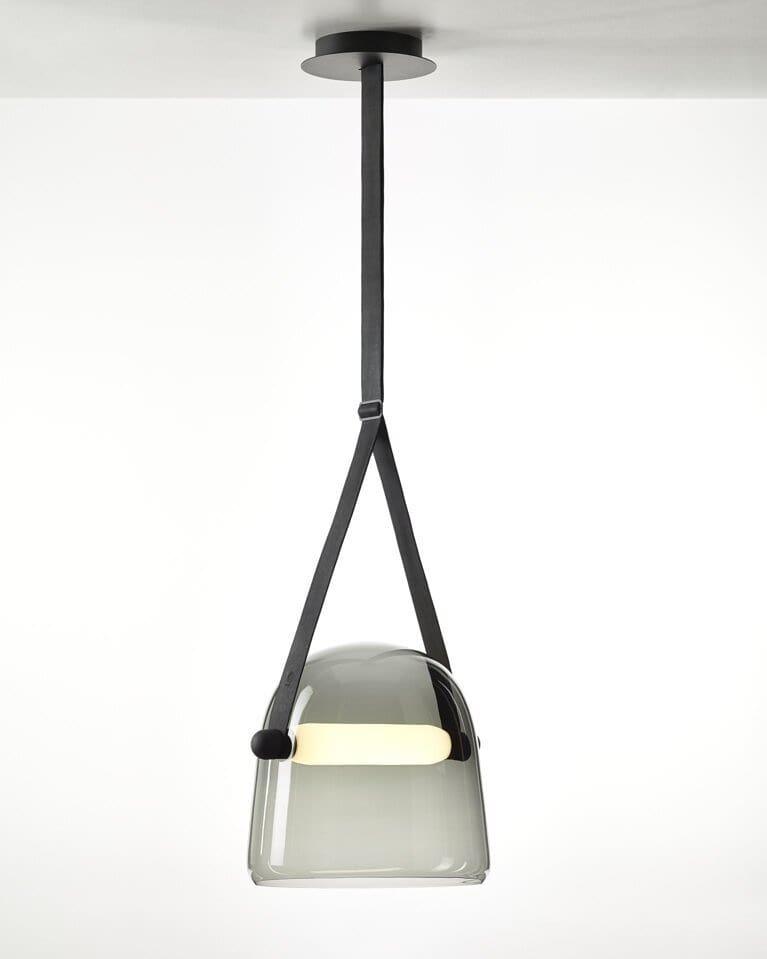 Suspension Élégante Minimaliste Mona – Métal et Verre Design LED Chic