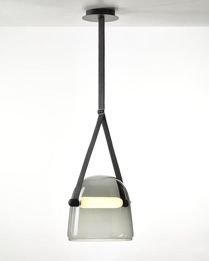 Suspension Élégante Minimaliste Mona – Métal et Verre Design LED Chic