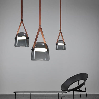 Suspension Élégante Minimaliste Mona – Métal et Verre Design LED Chic