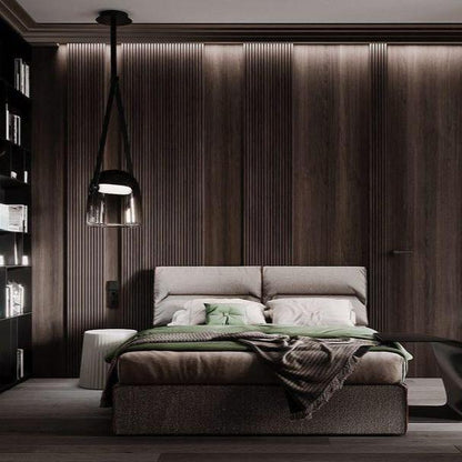 Suspension Élégante Minimaliste Mona – Métal et Verre Design LED Chic