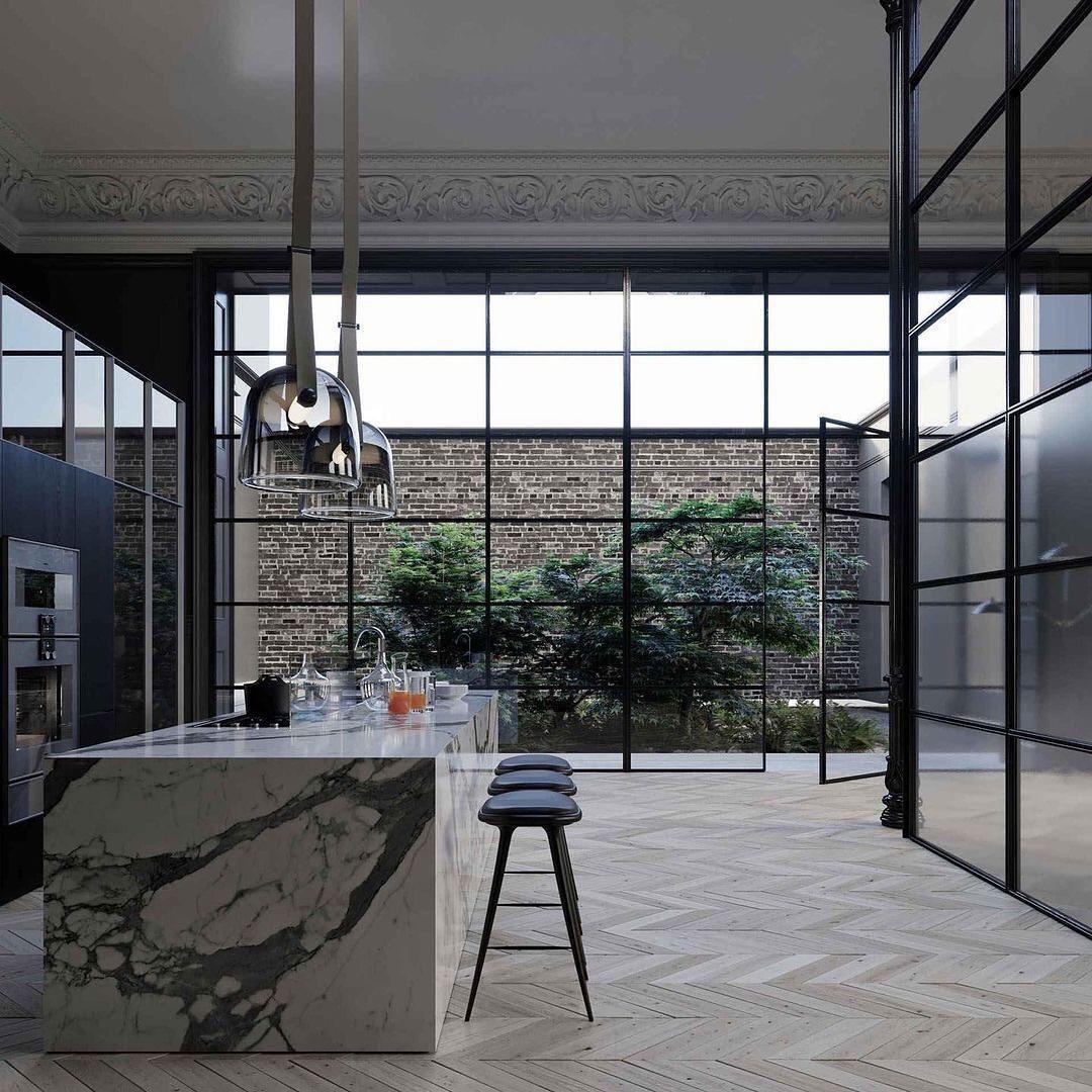 Suspension Élégante Minimaliste Mona – Métal et Verre Design LED Chic